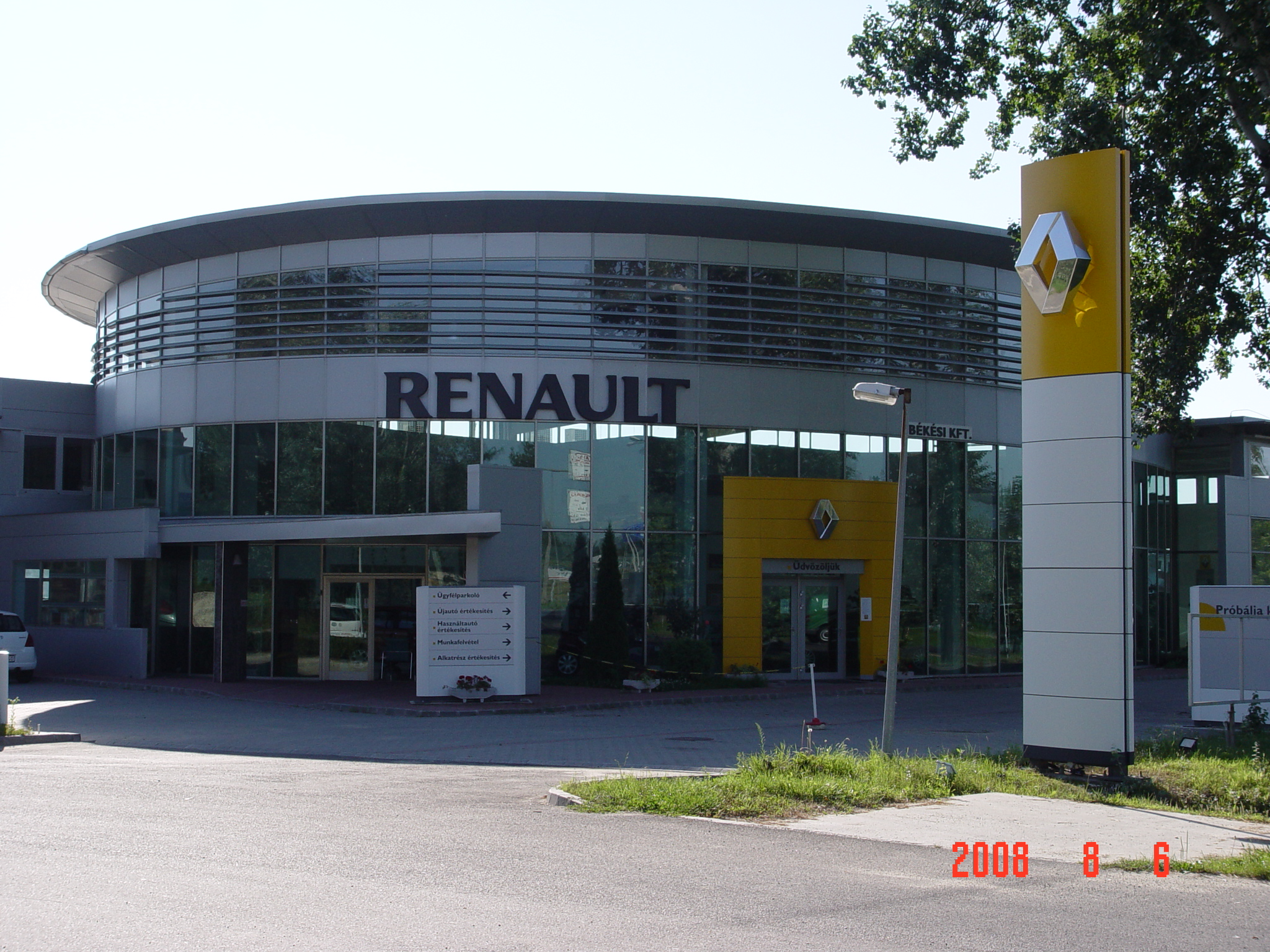 Renault Békési autószalon és szervíz